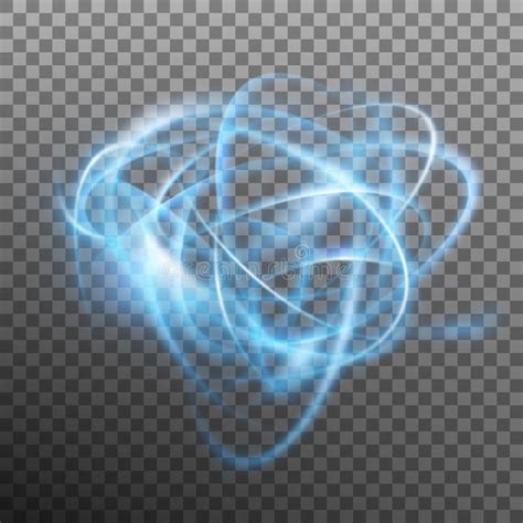 Abstract Glowing Ring On Transparent Background Eps 10 Vector Stock