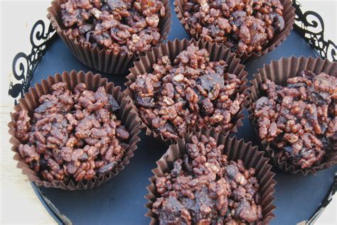 A Rather Grown Up Chocolate Rice Krispie Cake Veghotpot