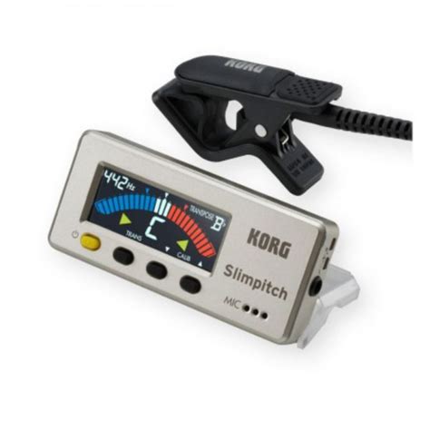 Korg Slimpitch Slm 1cm Chromatic Tuner In Pearl Gold Slm1cm Ck