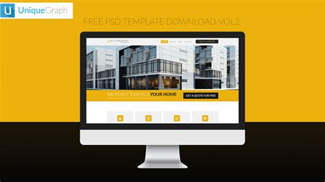 psd template   uniquegraph  deviantart