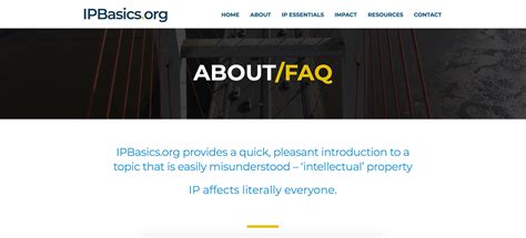 FAQ | IPBasics.org