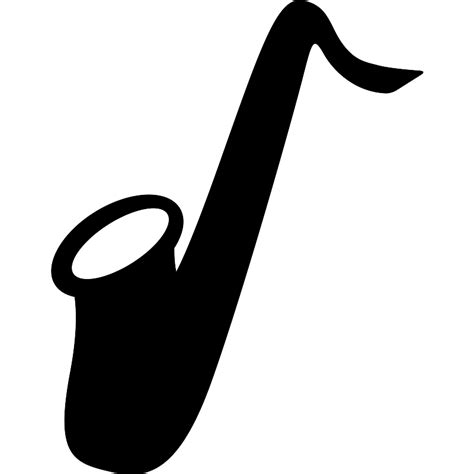 Saxophone Silhouette Vector SVG Icon - SVG Repo