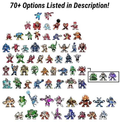 Megaman 8 Bit Sprite