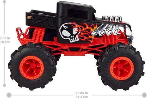 Snapklik Hot Wheels RC Monster Trucks Bone Shaker In 1 15 Scale Remote Control Toy Truck