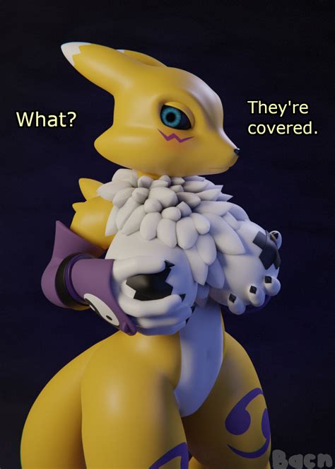 Covered Renamon By Bacn Hentai Foundry