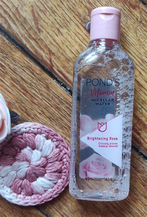 Pond S Vitamin Micellar Water Brightening Rose Review Skincare Villa