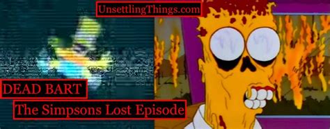 Dead Bart, The Simpsons Lost Episode – Creepypasta - Unsettling Things