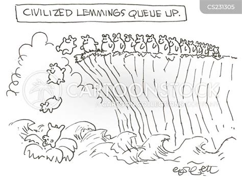 Lemmings Jumping Off Cliffs Myth Disney Silopemuseum