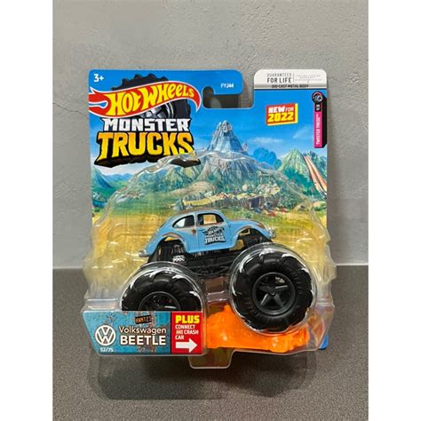 Hot Wheels Monster Trucks 風火輪 大腳車 怪獸卡車 Volkswagen Beetle 福斯 蝦皮購物