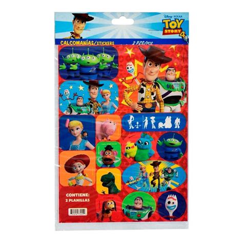 Calcoman As Granmark Disney Toy Story Multicolor Piezas Walmart