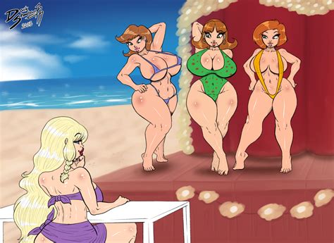 Comm Milf Swimsuit Contest By Darkshadow Hentai Foundry