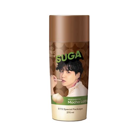 Café Coreano Hot Brew BTS Macadamia Mocha Latte SUGA 270mL Hachi8