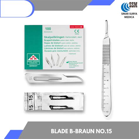 Jual B Braun Aesculap Bisturi No 15 Pisau Bedah B Braun Shopee