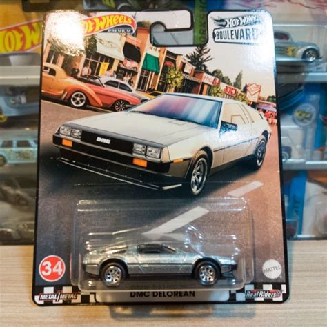 Hot WHEELS DMC DELOREAN BOULEVARD PREMIUM Shopee Malaysia