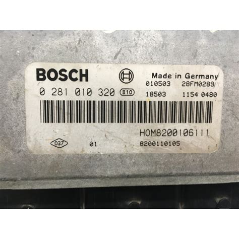 Ecu Motor Bosch Edc C Renault Hom