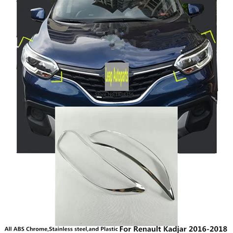 For Renault Kadjar 2016 2017 2018 Body Front Head Light Lamp Hood