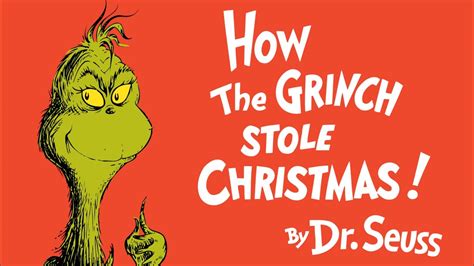 How The Grinch Stole Christmas Audiobook Read Aloud By Dr Seuss Book