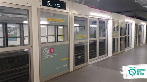 Ligne 4 On Twitter Travaux Ligne4 Le Projet D Automatisation De