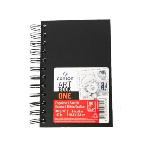 Caderno Sketchbook Canson Art Book One G A Fls Espiral