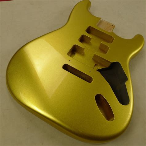 Pcs North American Alder Strat Stratocaster Guitar Body Hss Gold