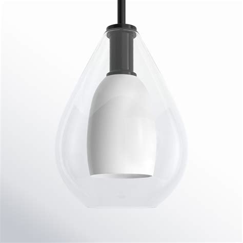 Allmodern Eldine 1 Light Teardrop Pendant Wayfair