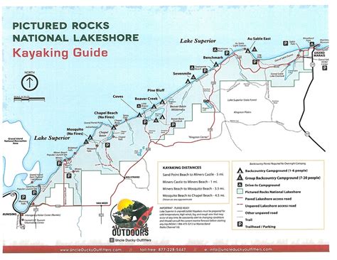 Map Of Pictured Rocks Trails - Printable Maps Online