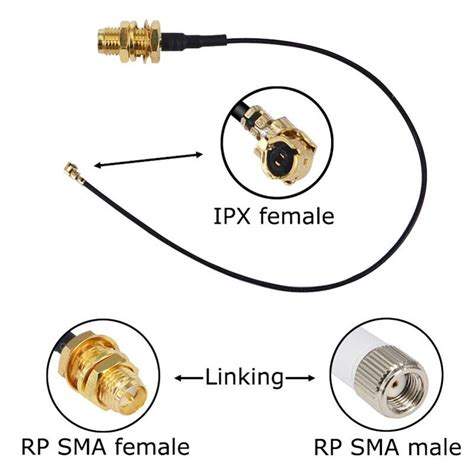 X Pcs Lot Ghz Dbi Wifi G Antenna Aerial Rp Sma Male Wireless