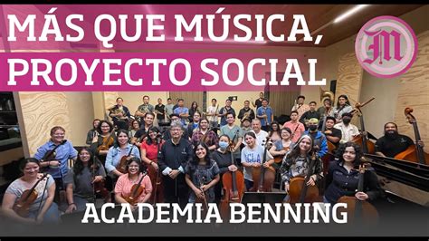 Academia Benning M S Que M Sica Proyecto Social Youtube