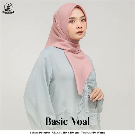 Jual Grosir 10pcs Basic Voal Hijab Jilbab Kerudung Umama Termurah