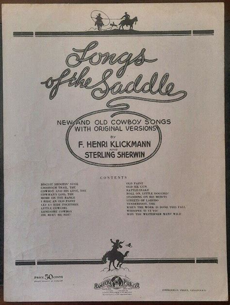 Tumbling Tumbleweeds-Bob Nolan-1934 Vintage Sheet Music | #3884118304