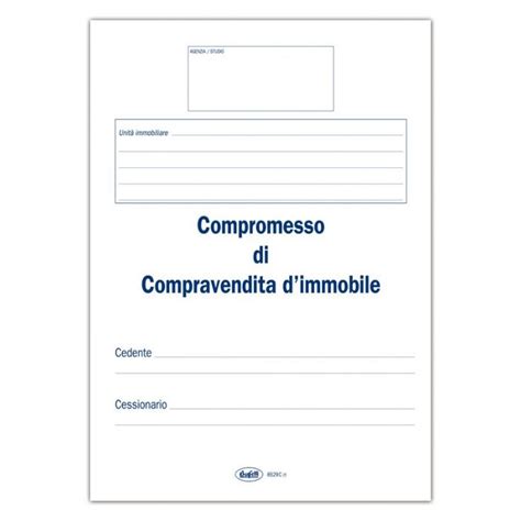 Fascicolo Compromesso Compravendita Dimmobile X Cm