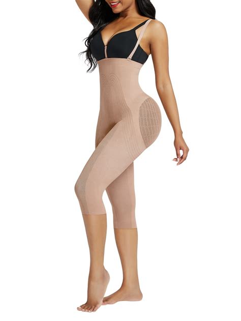 Nude Seamless Adjustable Straps Full Body Shaper Firm Control