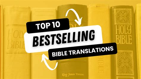 Top 10 Bible Translations — Tim Wildsmith