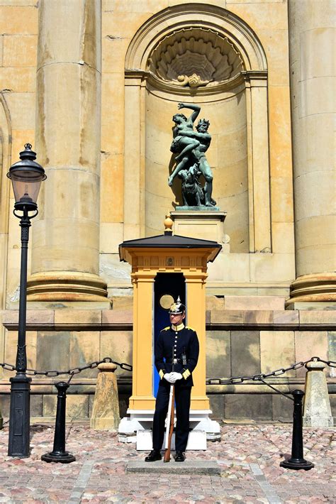 Royal Guards Sentry at Stockholm Palace in Stockholm, Sweden - Encircle Photos