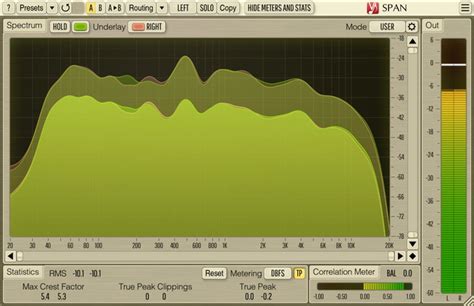 Voxengo Span Free Spectrum Analyzer Plugin Vst Au Aax