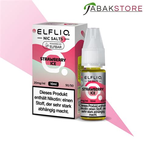 Elfliq Elfbar Liquid Strawberry Ice 10mg Online Günstig Kaufen