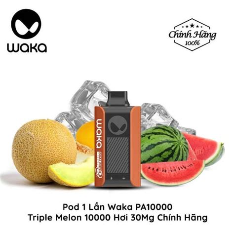 Waka soPro PA10000 10000 Hơi Triple Melon Vape Pod Hút 1 Lần Giá Rẻ