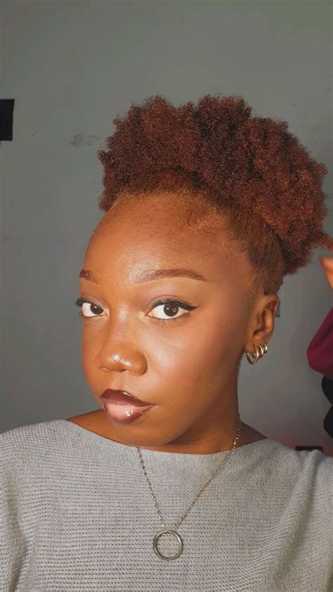 Ginger Natural Hair Dyed Natural Hair Honey Blonde Natural Hair 4c