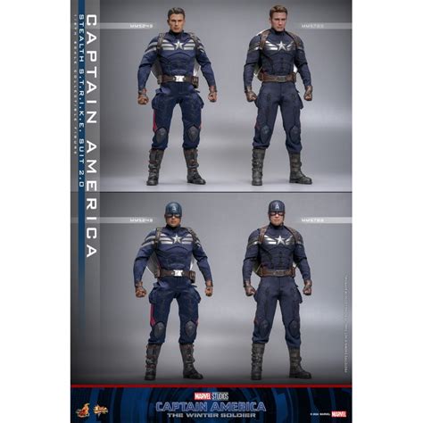 Captain America Stealth Strike Suit Hot Toys Action Figure