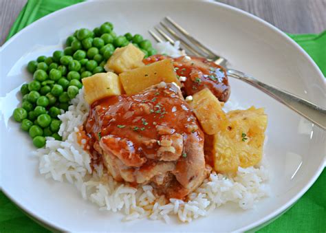 Slow Cooker Pineapple Barbecue Chicken Thighs Make The Best Of Everything