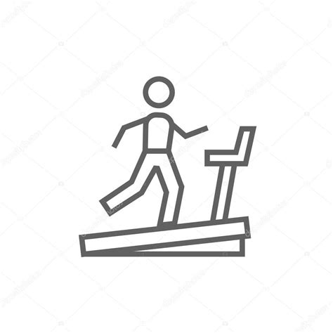 Treadmill Drawing at PaintingValley.com | Explore collection of ...