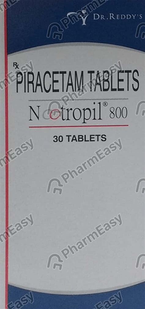 Nootropil 800 Mg Tablet 30 Uses Side Effects Price And Dosage Pharmeasy