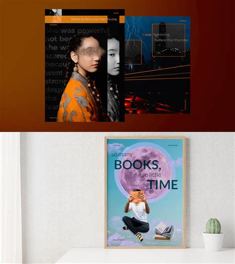 psd posters set behance