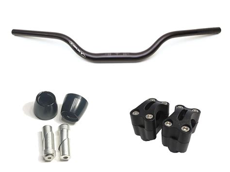 Guidão moto Oxxy Super Fat Bar Naked Adaptador Pad Manolo Motos