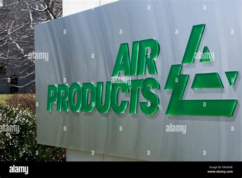 A Logo Sign Outside Of The Headquarters Of Air Products And Chemicals