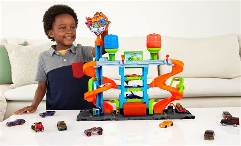Hot Wheels City Mega Tower Car Wash Leges T Med Color Shifter Leget Jsbil Inkluderet Hdp