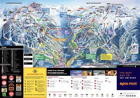 Whistler Blackcomb Winter Trail Map: The Best Runs and Lifts - Powder