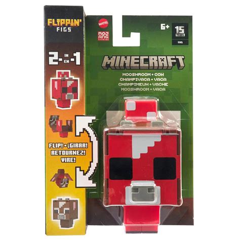 Mattel Minecraft-Маленькая скульптура 2-в-1 с большой головой и ...
