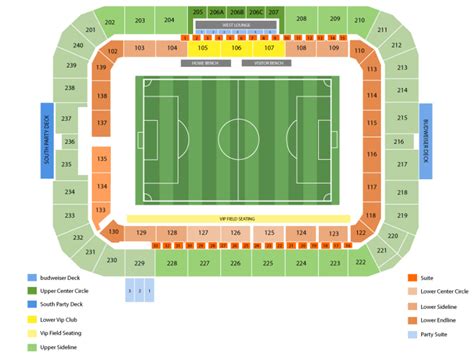 Shell Energy Stadium Seating Plan Houston Dynamo Seating Chart Seatpick