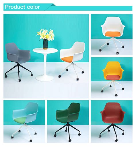Colorful Plastic Chair Conference Chair Mige Office Furniture